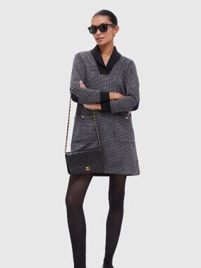 Black Plaid Emerson Dress